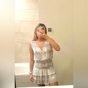 Isabelle’s cabinet western pattern mini dress